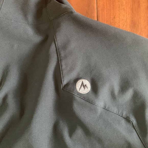 Marmot Bero Softshell Jacket Men’s size Large Windproof Black L900936 M3A - Picture 8 of 10